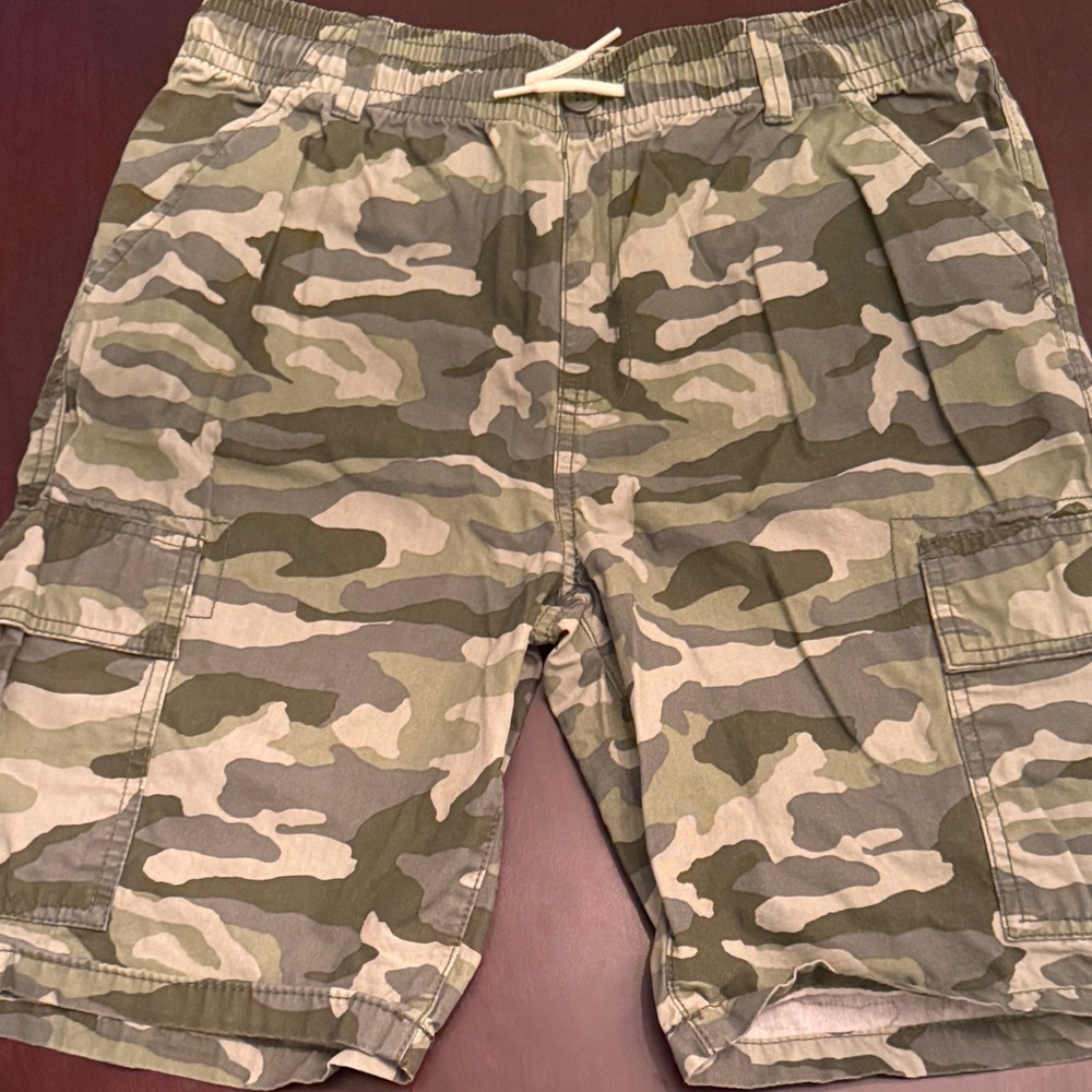 Camouflage Boys Camo Cargo Shorts